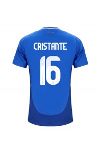 Italia Bryan Cristante #16 Fotballdrakt Hjemme Klær EM 2024 Korte ermer